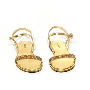 bebe brilynn flat sandals